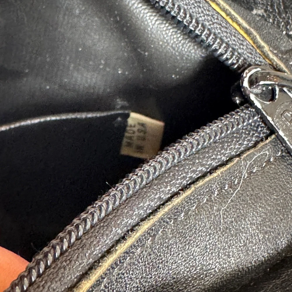 Vintage Carlos Vintage  Falchi Black Suede Crossbody Bag‎